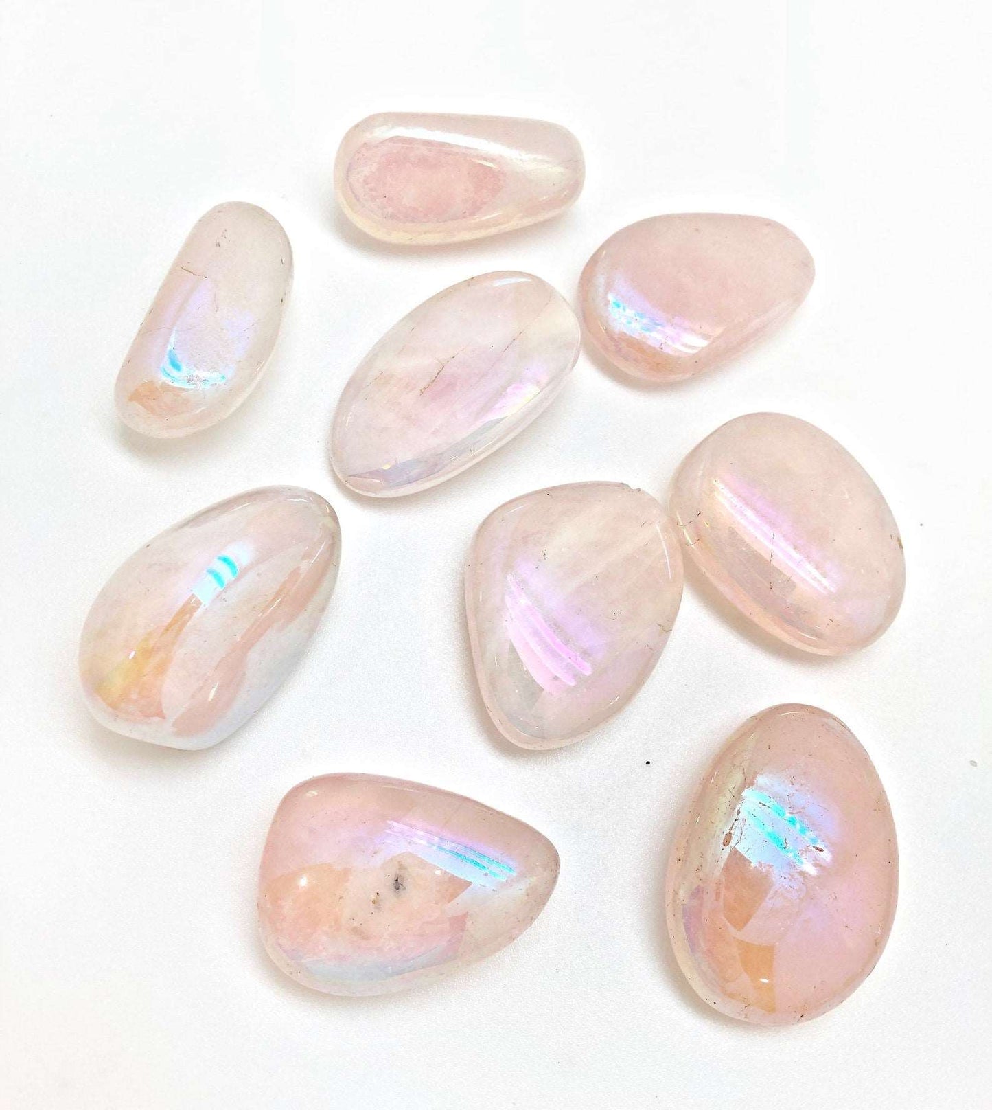 Angel aura crystal tumble stone