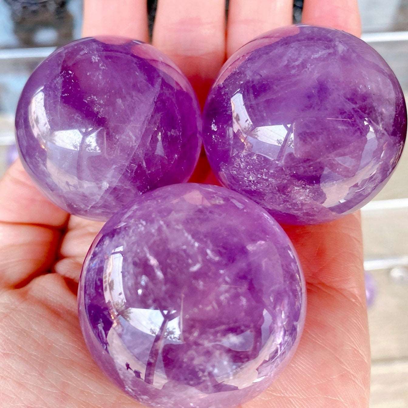 Amethyst crystal sphere 4-5cm