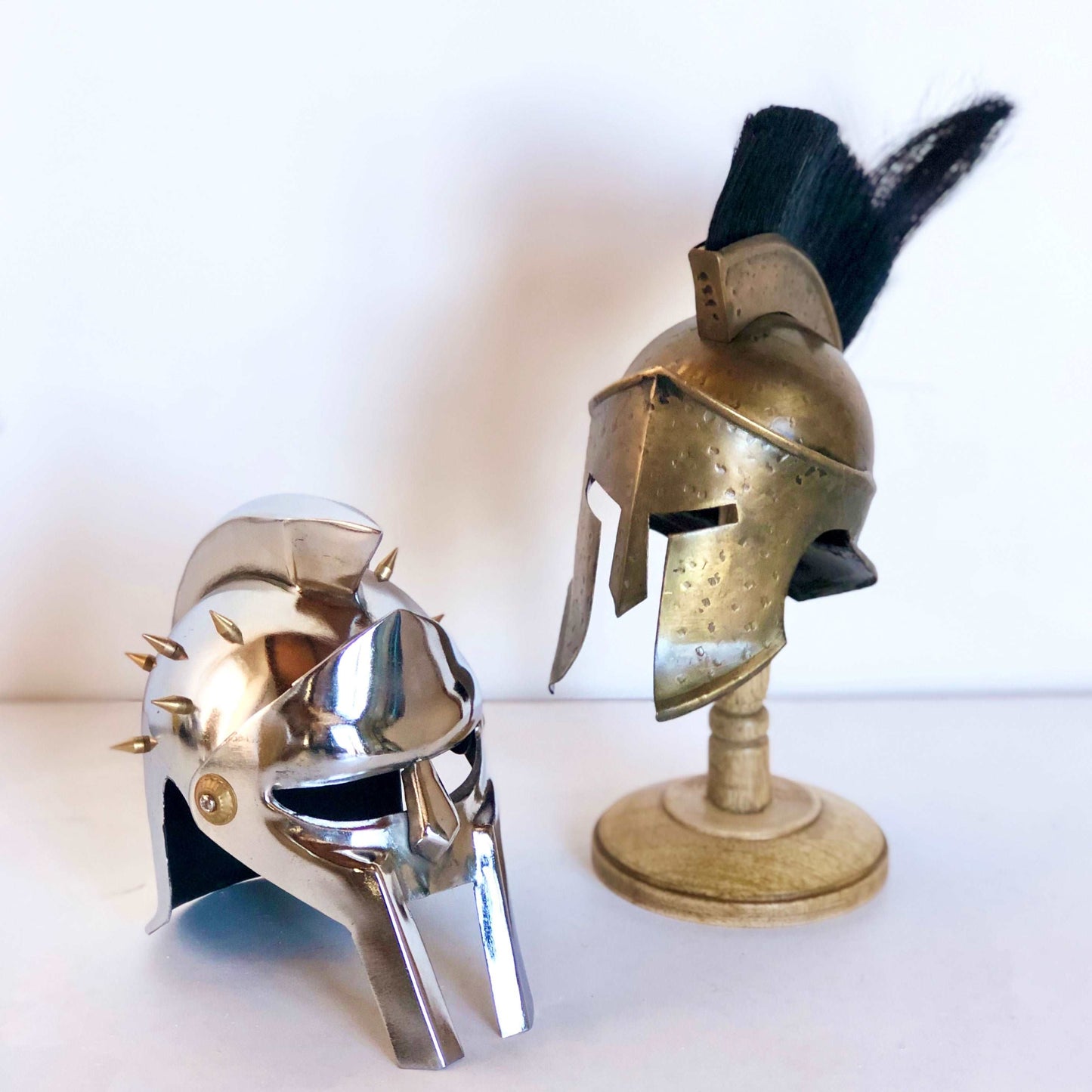 Antique warrior helmet statue - Gladiator Spartan