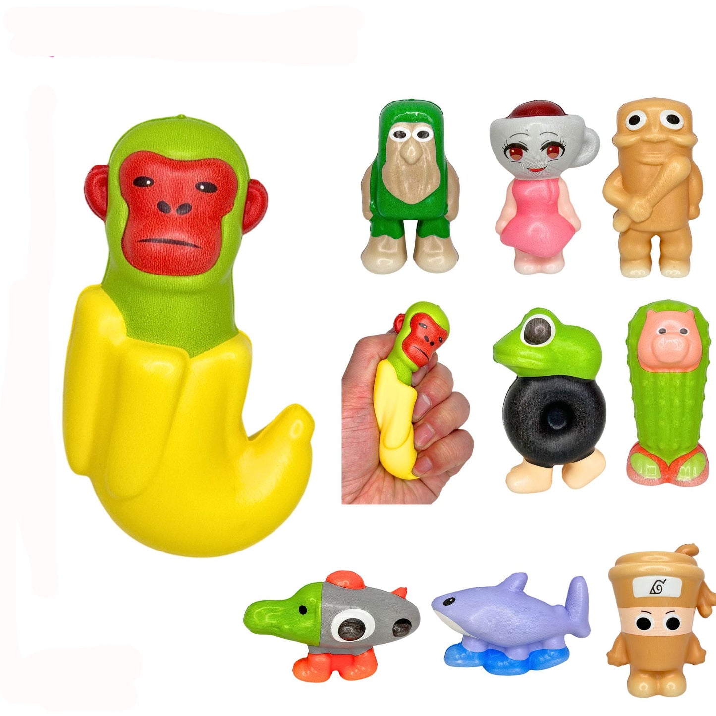 Brainrot squishy stress toy blind bag.