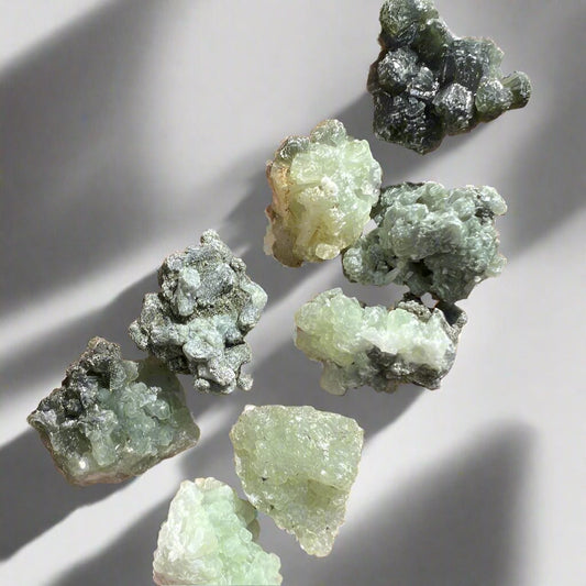 Prehnite crystal cluster