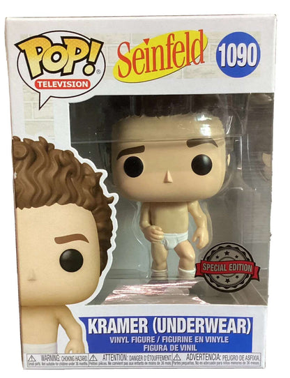 Calvin Klein model TV Seinfelds Cosmo Kramer in undies figure toy - special edition