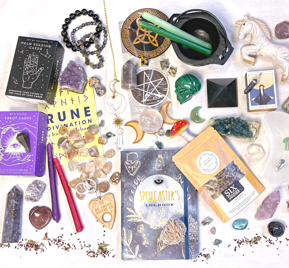 Witchy Crystal advent calendar gift box Six Things Shop Australia