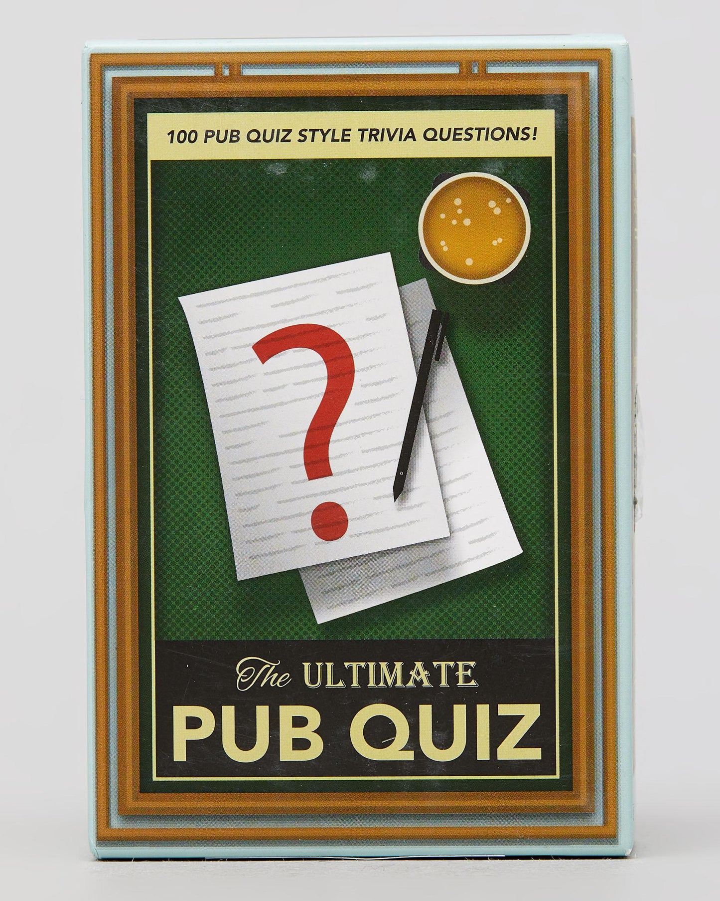 Ultimate quiz night / pub trivia card game