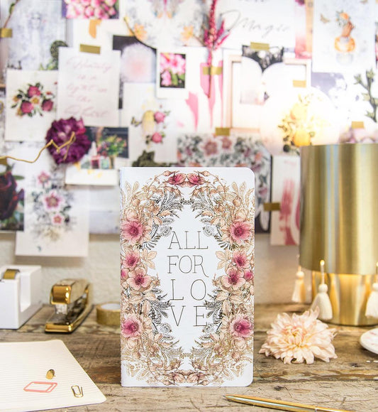 All for love / beauty heart notebook journal set of 2