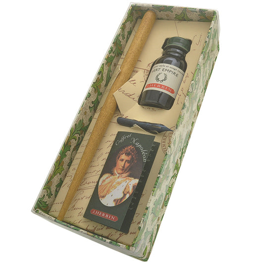 Handmade fountain ink pen vintage writing set