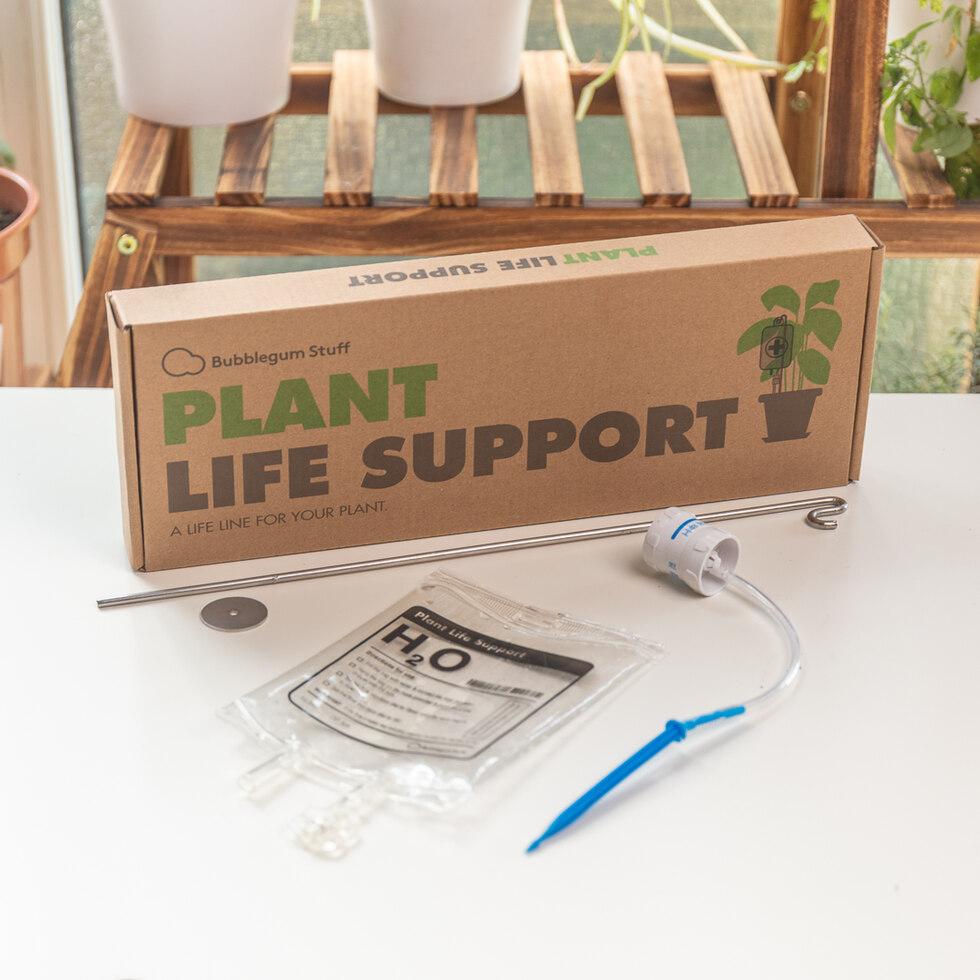 Serial plant killer pot life IV drip support system