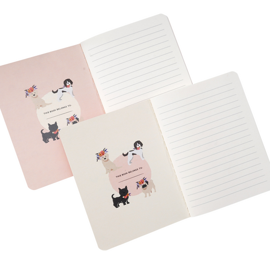 Puppy dog notebook set 2