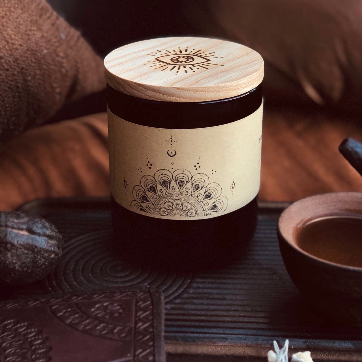 Hand poured soy candle - sleep