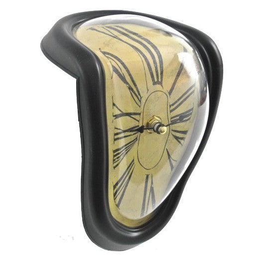 Dali / Alice in wonderland melting clock statue