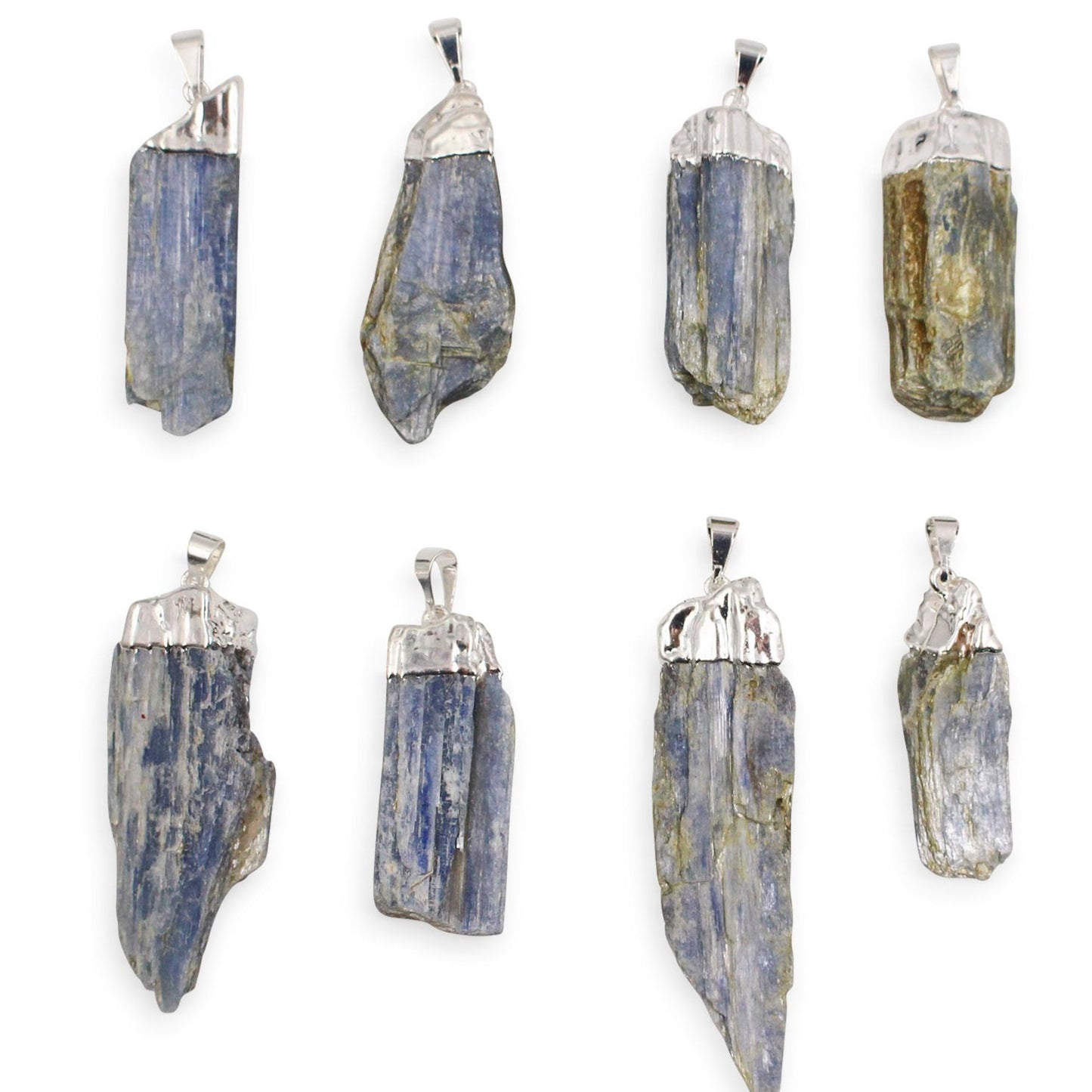 Blue Kyanite crystal pendant