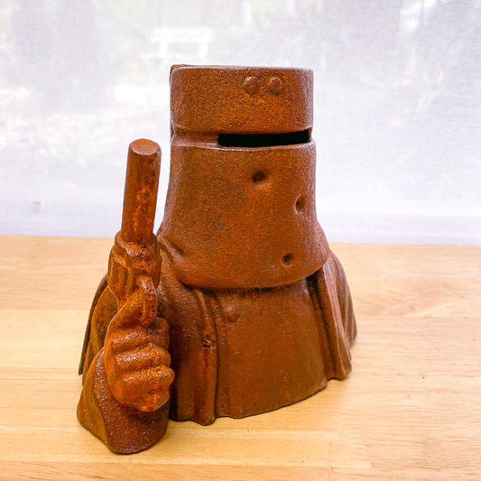 Vintage Ned Kelly Australian pop culture icon outlaw cast iron statue