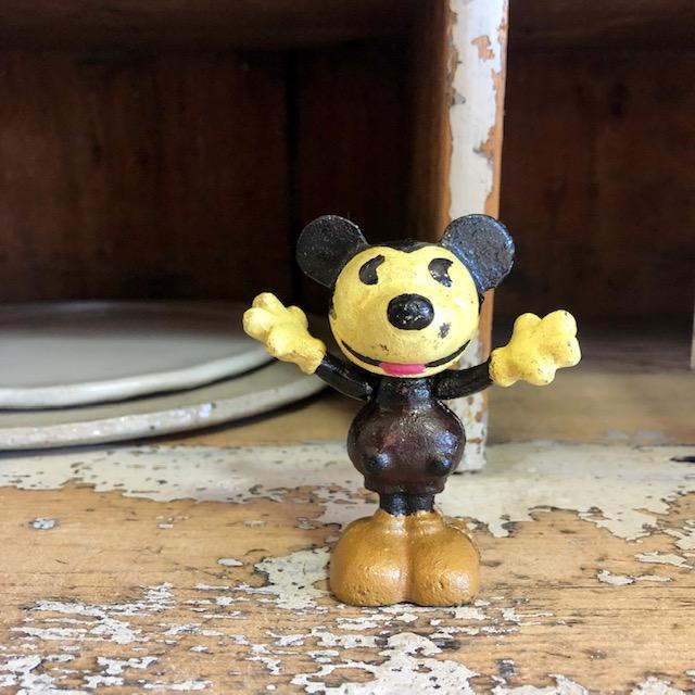 Vintage Mickey Mouse Disney cast iron statue