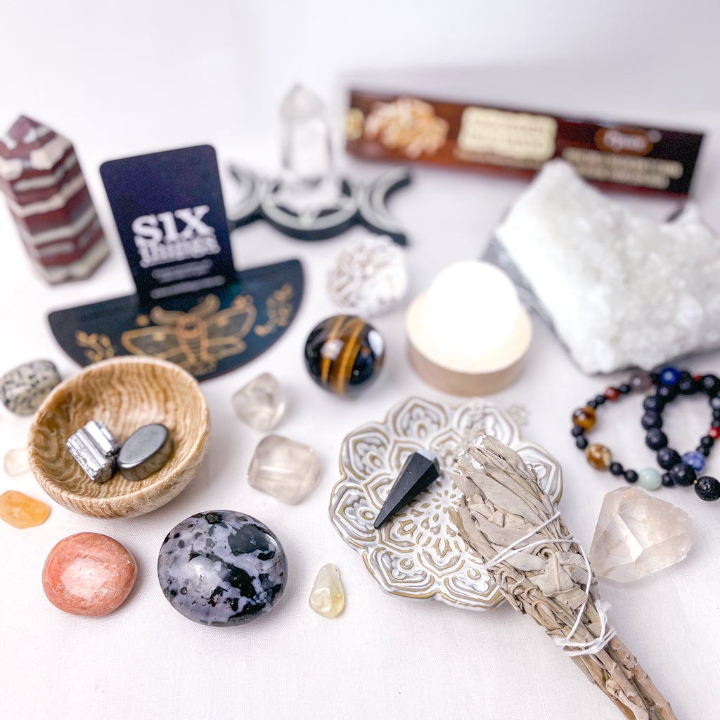 Eclectic witch / wiccan spells n crystals MYSTERY gift box