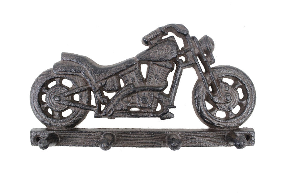 Cast iron Motorbike wall hooks