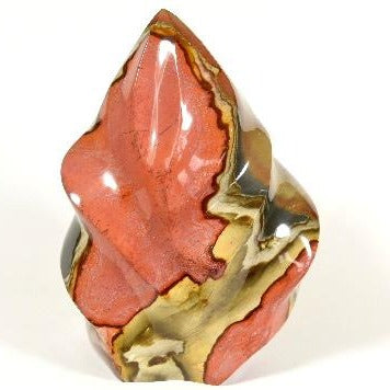 Desert Jasper crystal flame statue