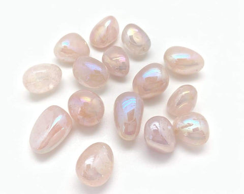 Angel aura crystal tumble stone