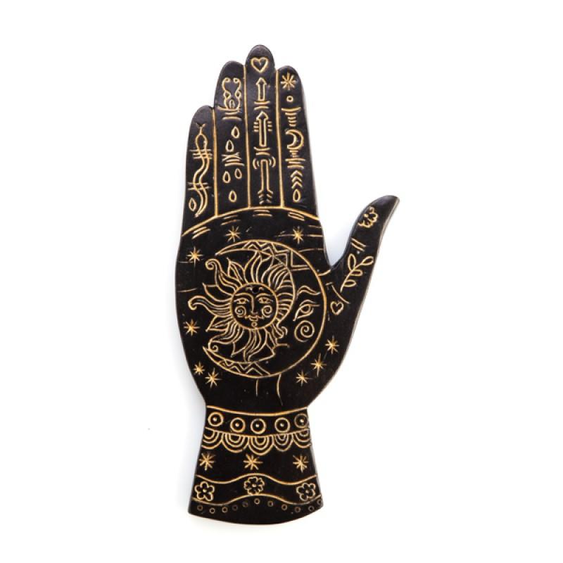 Palmistry hand incense holder