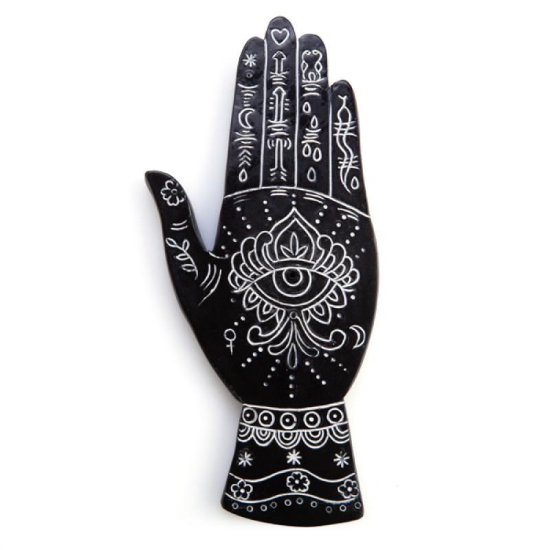 Palmistry hand incense holder