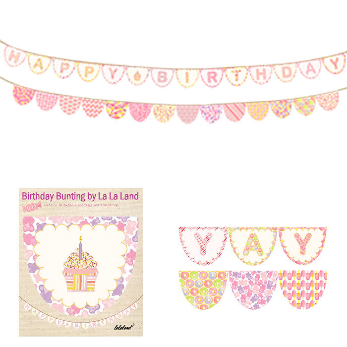 Bunting wall hanging rainbow fun kit - Six Things - 5