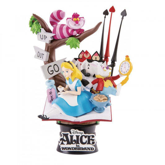 Alice in wonderland collectible diorama cake topper / toy statue - vintage