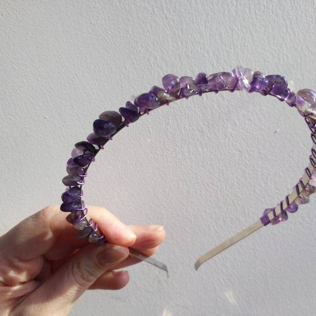 Crystal gemstone headband / tiara / mermaid crown