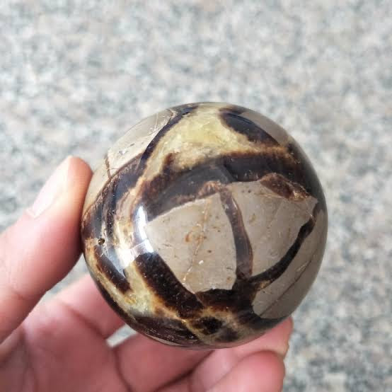 Dragon stone crystal ball sphere