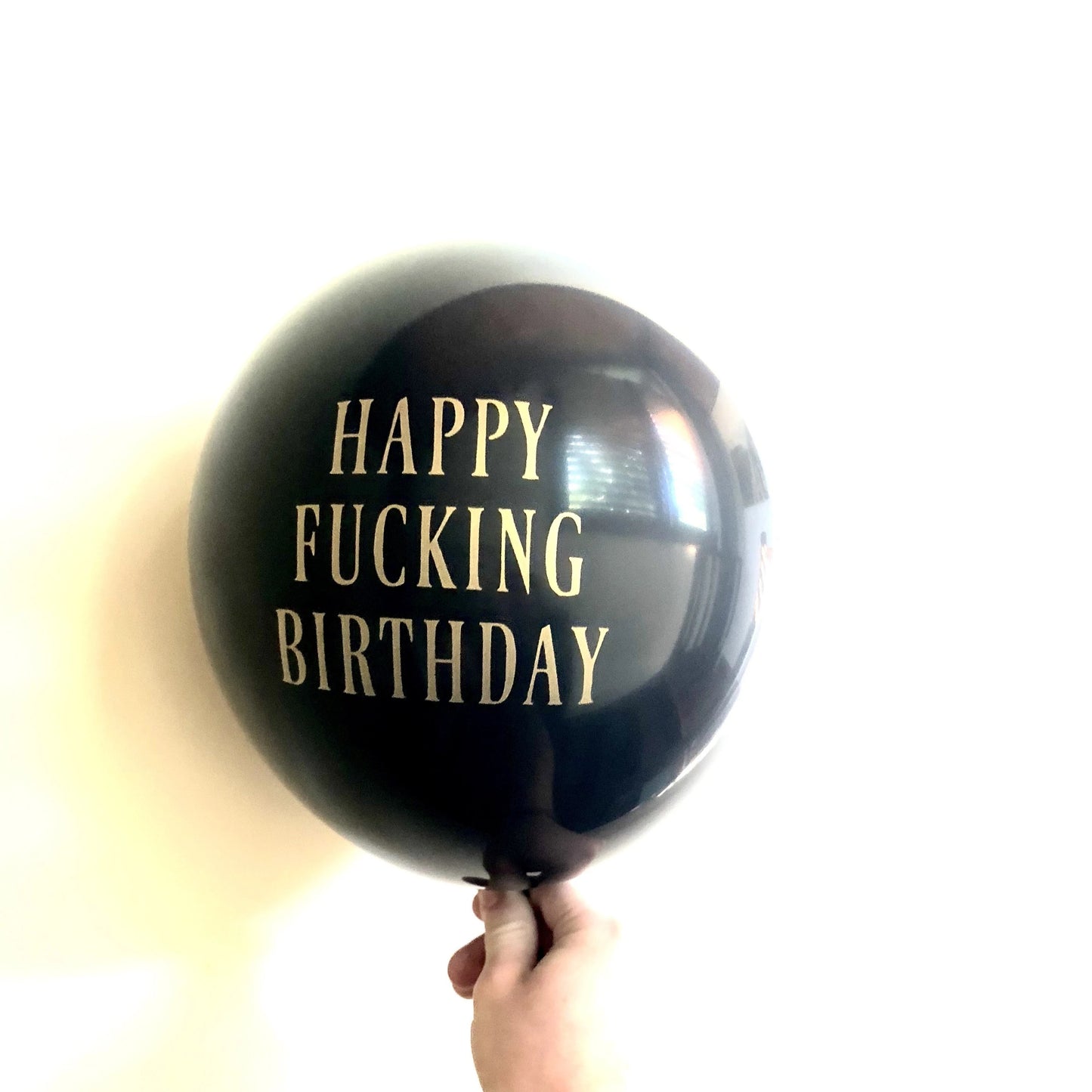 Naughty insult birthday greeting balloon / abusive balloon - 5 pack
