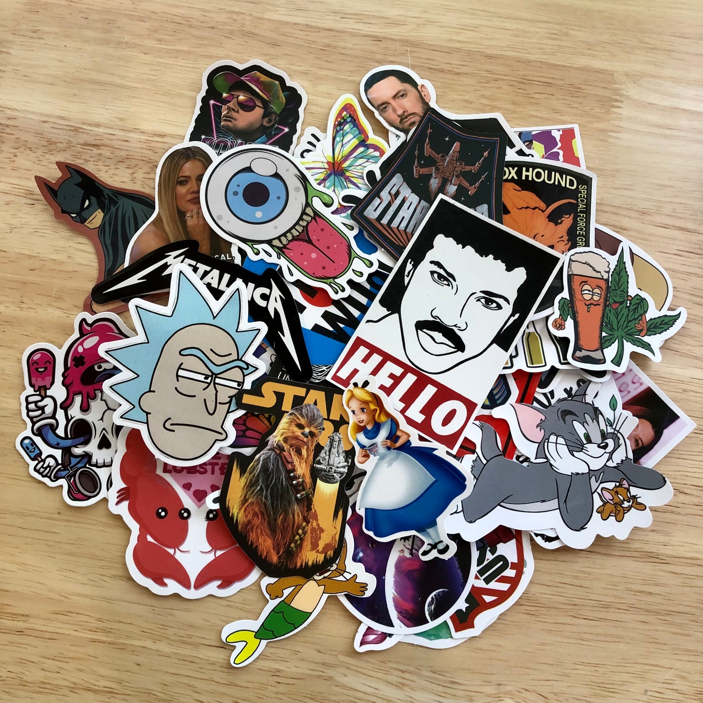 Pop culture sticker bomb pack