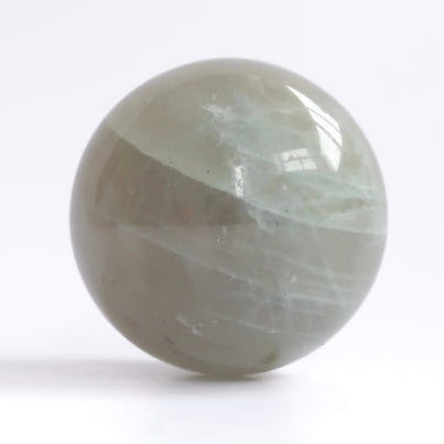 Green Moonstone goddess crystal sphere