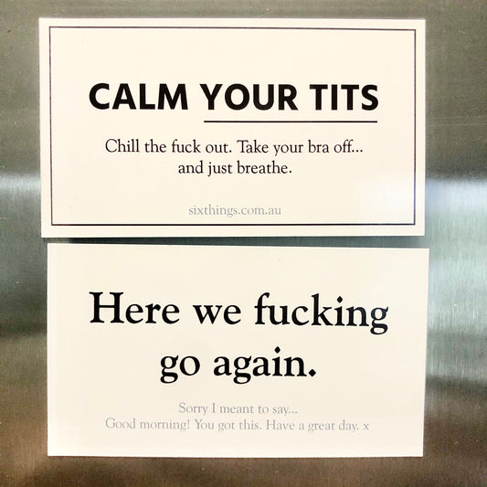 Funny naughty fridge magnet