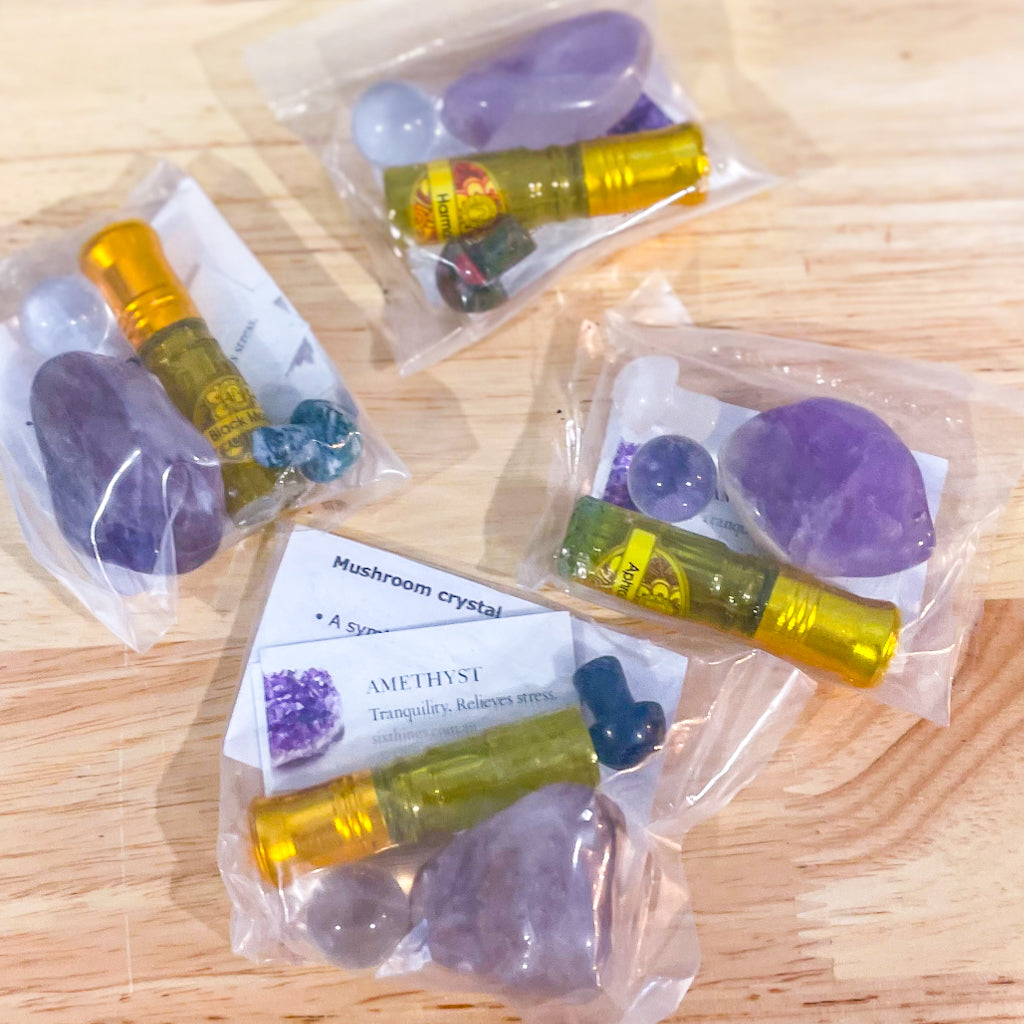Witches crystals and perfume starter pack