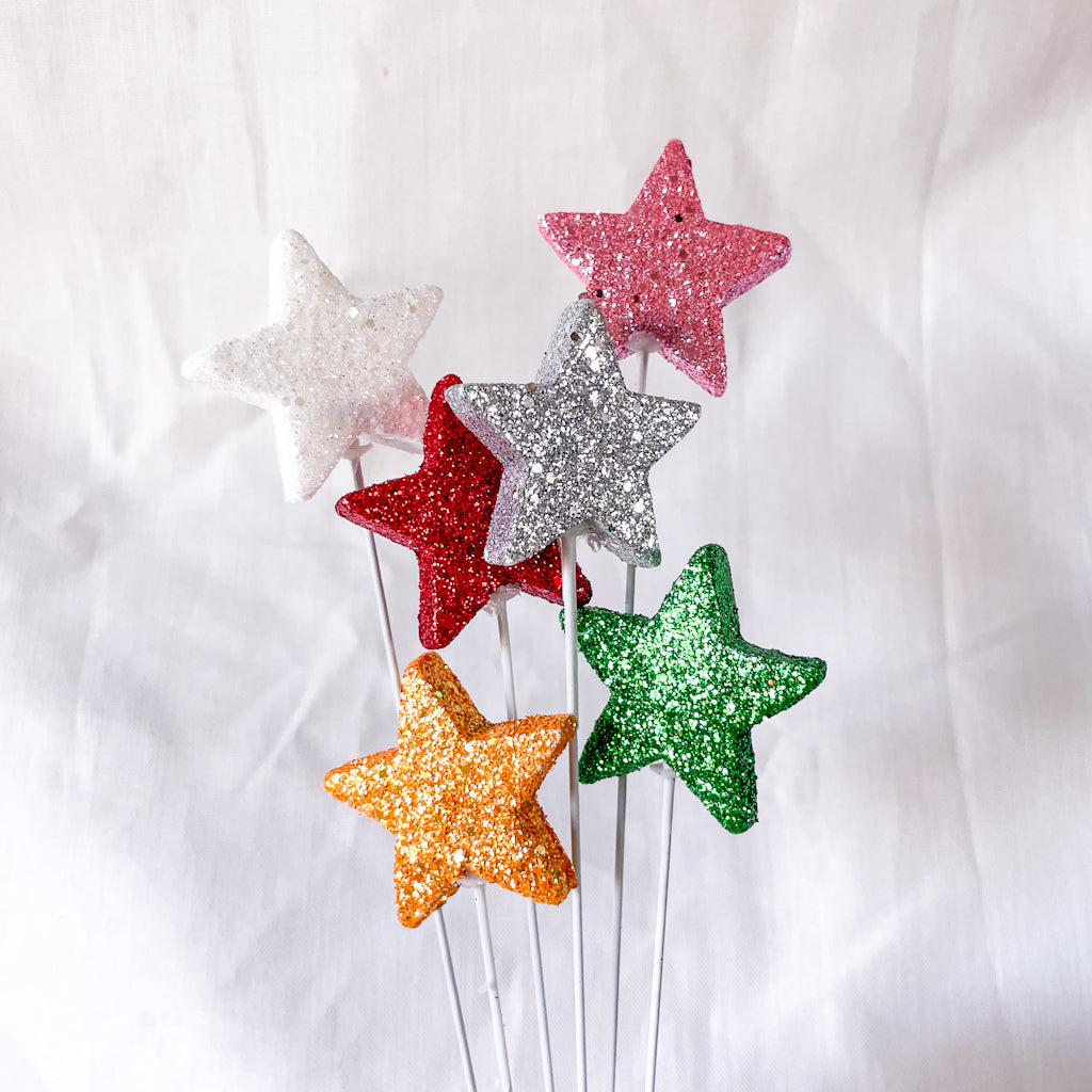 You're a star rainbow glitter cake topper set