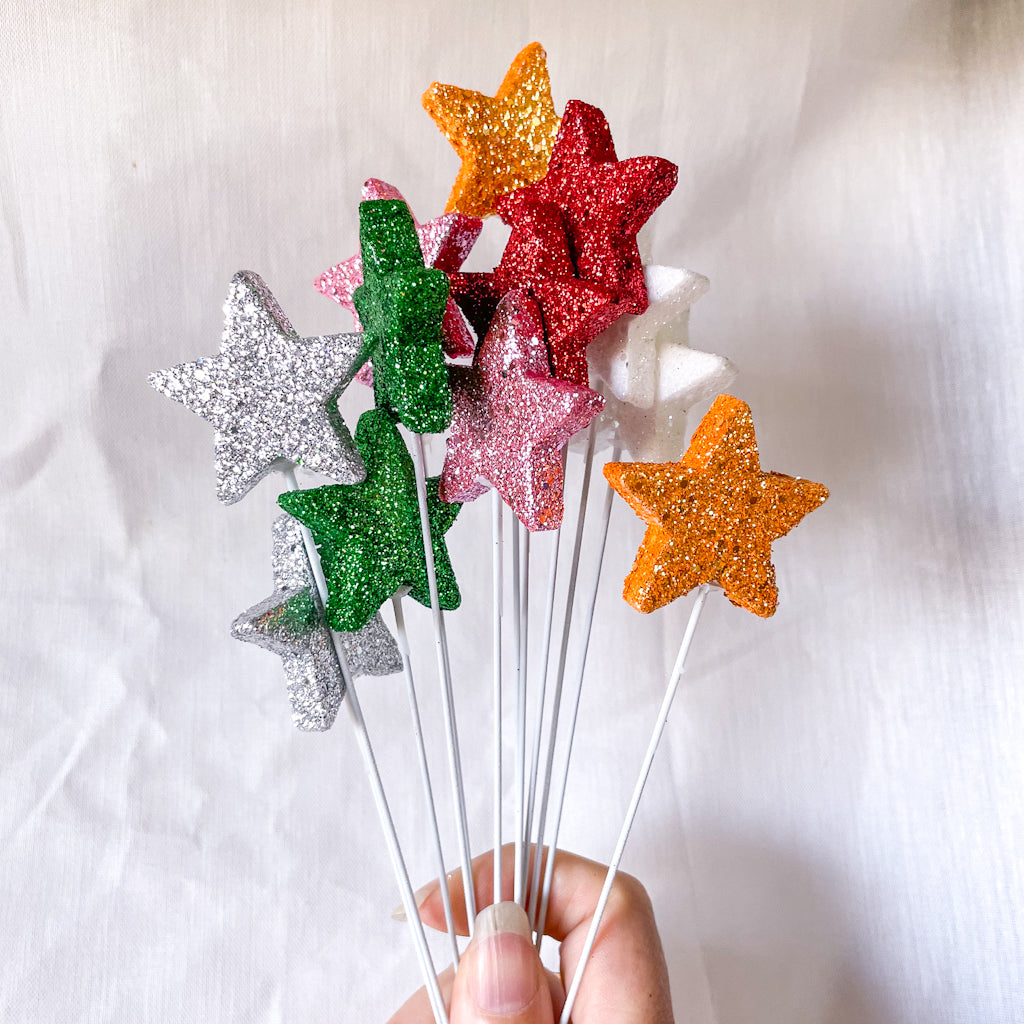 You're a star rainbow glitter cake topper set