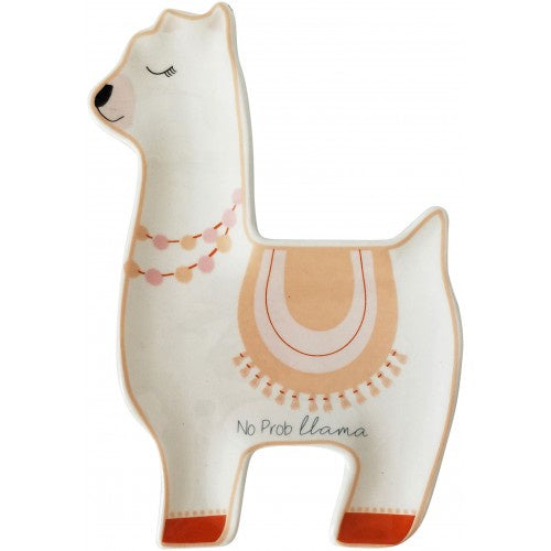 No drama llama trinket tray