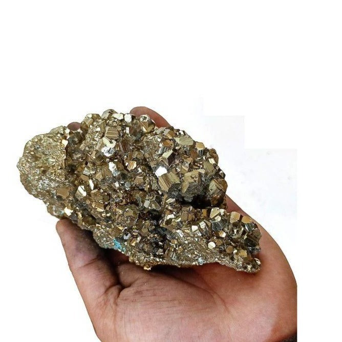 Pyrite crystal cluster chunk Large