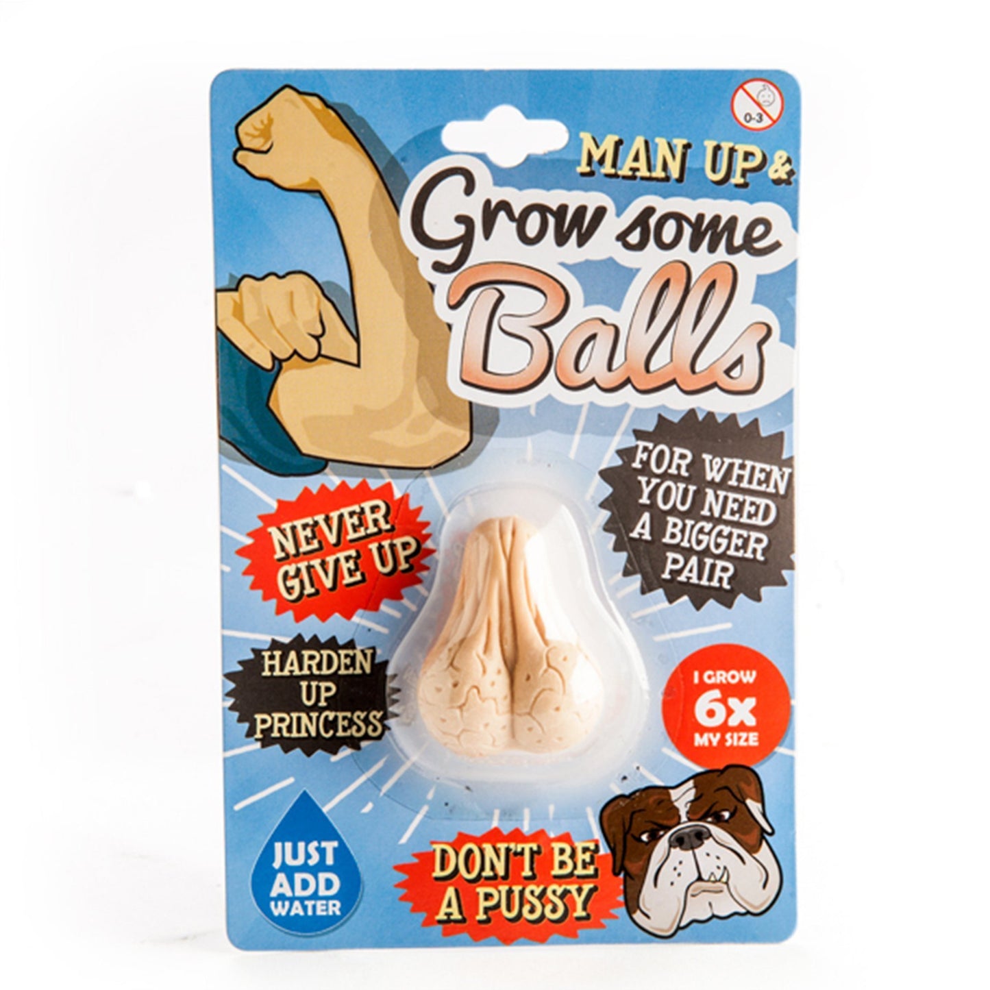 Grow a pair of balls naughty novelty toy gift