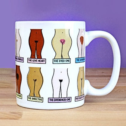 Cheeky pussy hair styles / muff mug