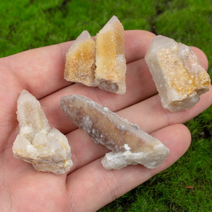 Spirit fairy quartz witches finger druzy cluster crystal
