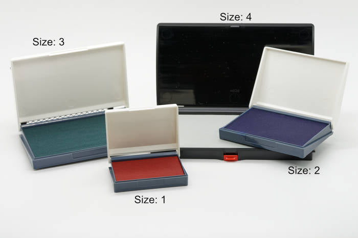Ink stamp pad for rubber wooden stamps