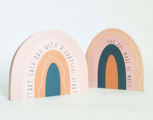 Rainbow trinket ring dish / display block