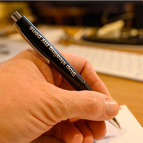 Abusive / funny office ballpoint pens - 5 pack