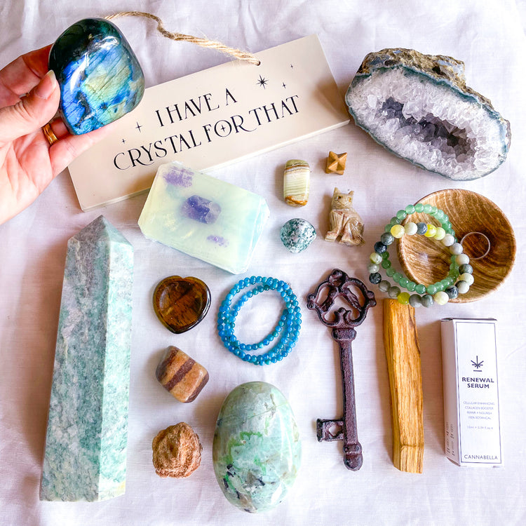 Six things shop. Decor, crystals, curios, mystery gift box Australia