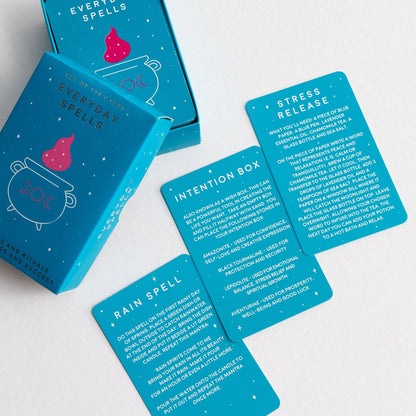 Witchy Spells and rituals card set