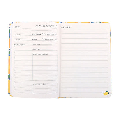 La dolce vita Recipes notebook journal
