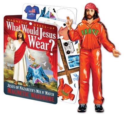 WWJW Magnetic dress up Jesus novelty set