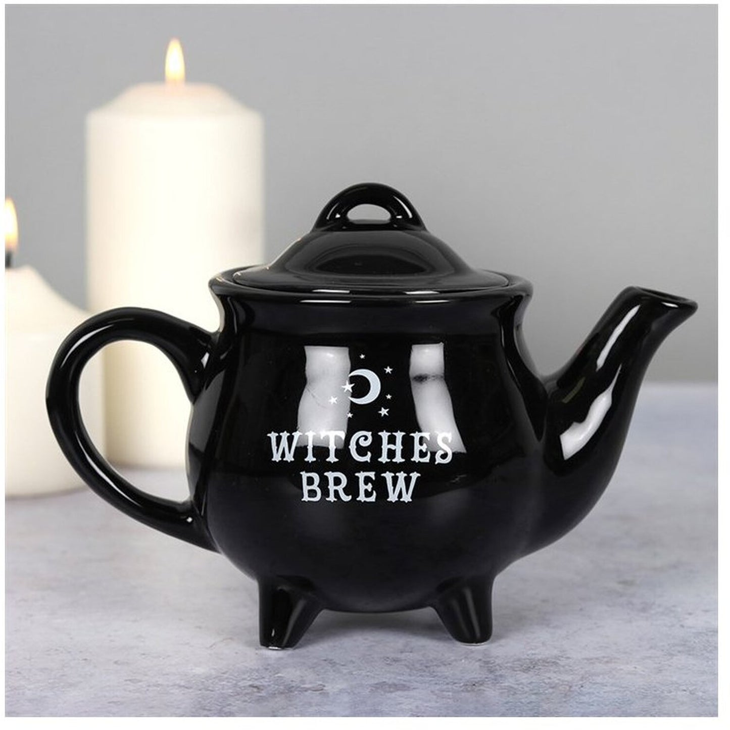 Witches brew ceramic teapot