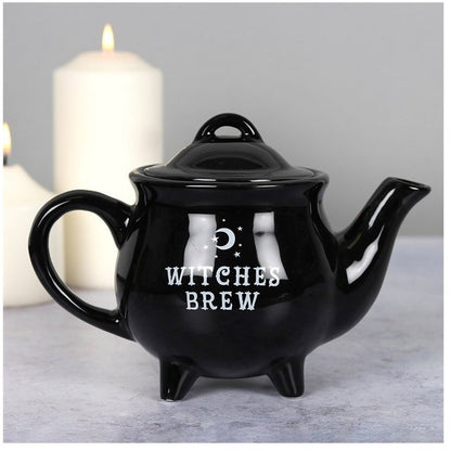 Witches brew ceramic teapot