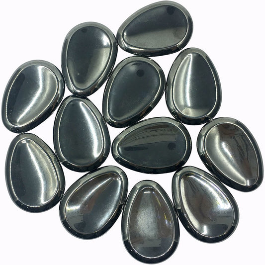 Hematite crystal Worry Stone