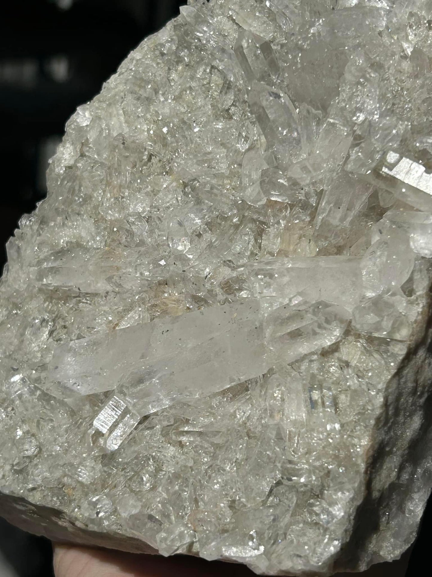 Clear quartz crystal cluster XL 1.9kg